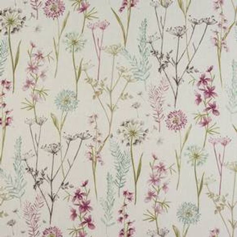 Wild Flower Heather Upholstery Fabric