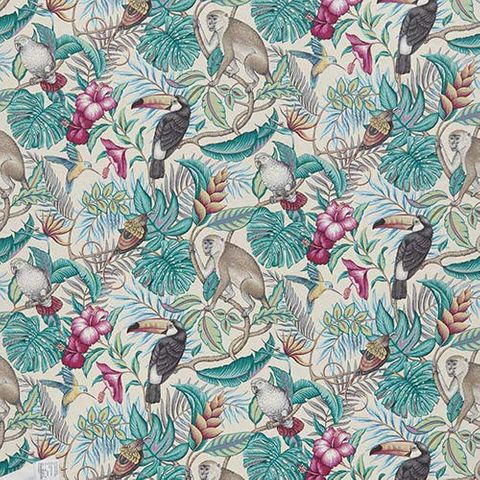 Rain Forest Cassis Upholstery Fabric