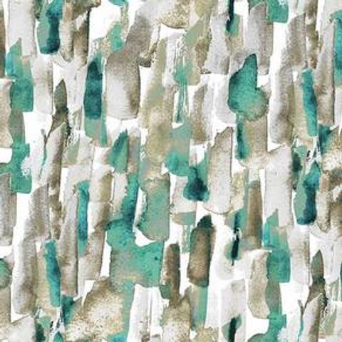 Impasto Turquoise Voile Fabric