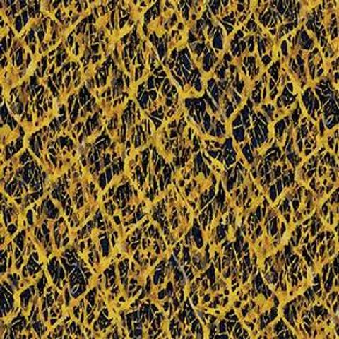 Crystal Ochre Voile Fabric