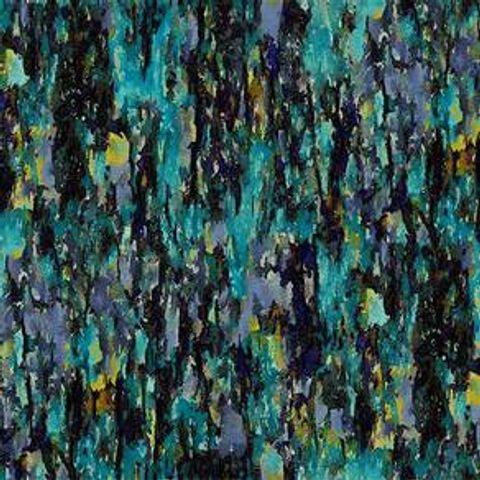 Palette Teal Voile Fabric