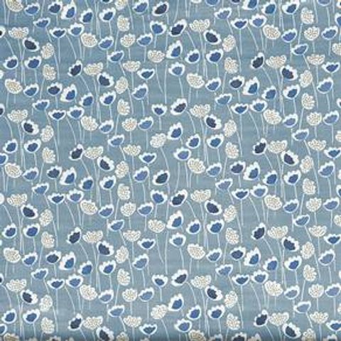 Clara Indigo Voile Fabric