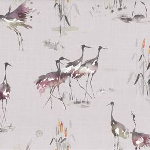 Cranes Tourmaline Voile Fabric