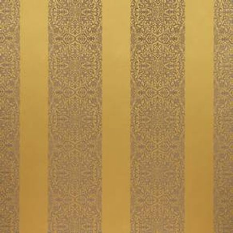 Brocade Stripe Maize Voile Fabric