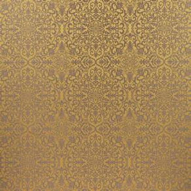 Brocade Maize Voile Fabric