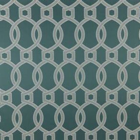 Colonnade Teal Bed Runner