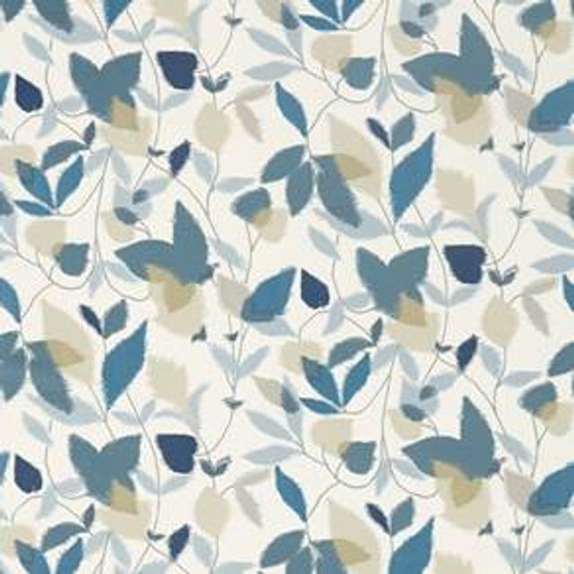 Scion Japandi fabrics Akira Denim / Midnight / Putty