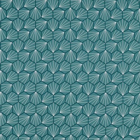 Aikyo Teal Voile Fabric