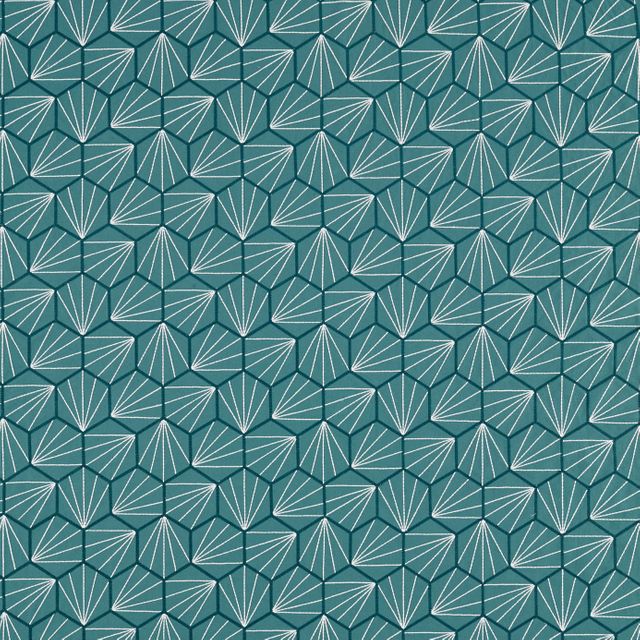 Scion Japandi fabrics Aikyo Teal