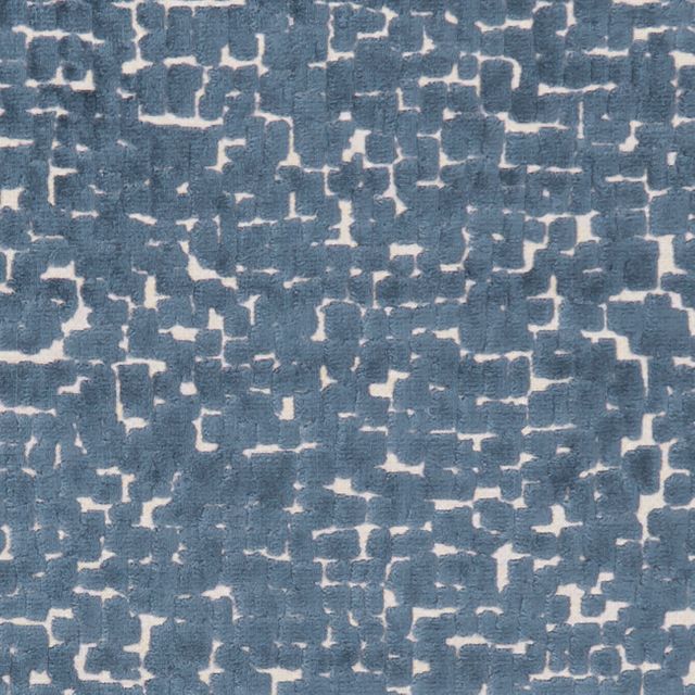 Clarke and Clarke Kaleidoscope Mattone Navy