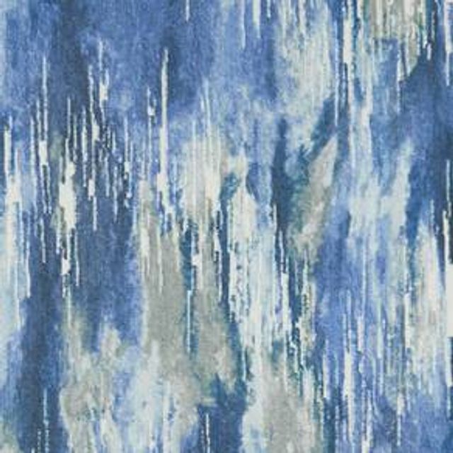 Clarke and Clarke Kaleidoscope Umbra Denim Upholstery Fabric