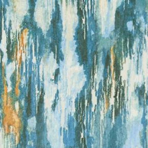 Clarke and Clarke Kaleidoscope Umbra Kingfisher Box Cushion