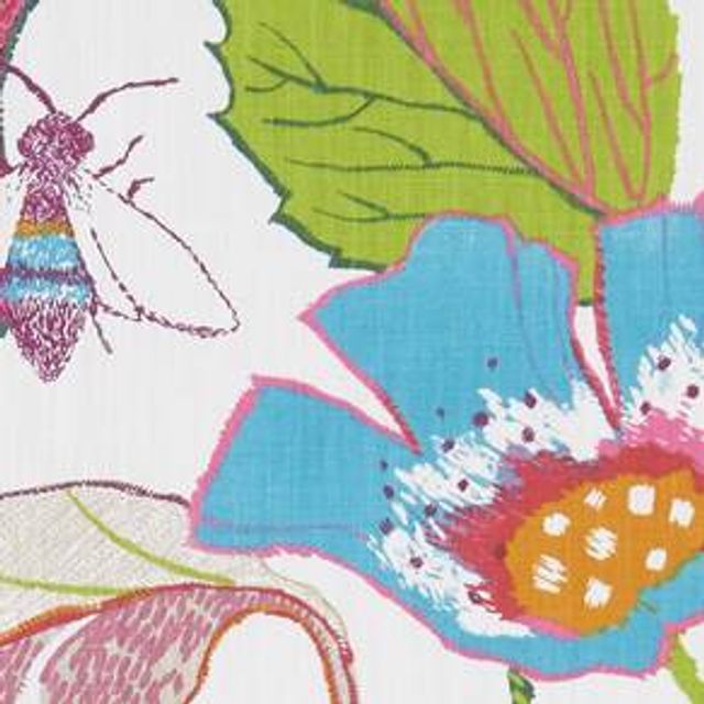Clarke and Clarke Oriental Garden Lotus Summer