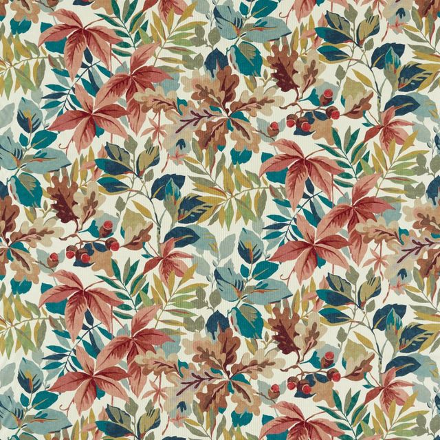 Sanderson Arboretum Fabrics Robins Wood Inkwood