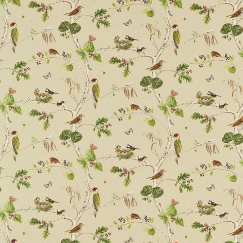 Woodland Chorus Birch/Multi Upholstery Fabric