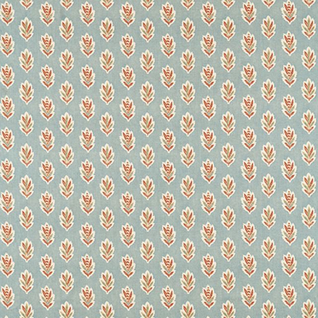 Sanderson Pinetum Prints Sessile Leaf Blue Clay