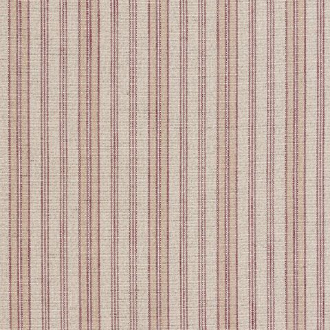 Sandstone Stripe Garnet/Alabaster Upholstery Fabric