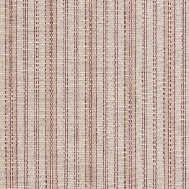 Sandstone Stripe Garnet/Alabaster Curtain by Ian Mankin