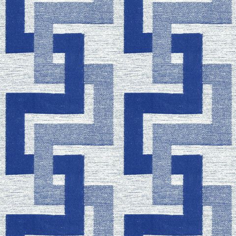 Ian Mankin Coast Knot Cobalt Upholstery Fabric