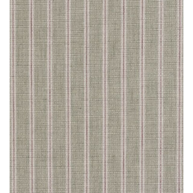 Ian Mankin Contour Bloodstone Stripe Moss/Garnet