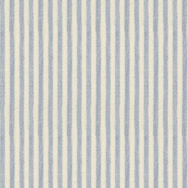 Ian Mankin The Blue and Navy Collection Candy Stripe Bluebell