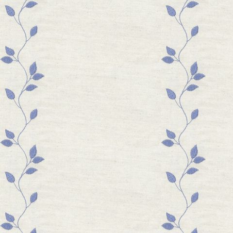 Embroidered Union Leaf Airforce Upholstery Fabric