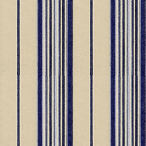 Empire Stripe 1 Navy Upholstery Fabric