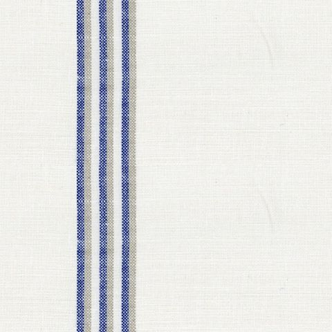 Grain Stripe Indigo Upholstery Fabric