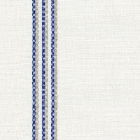 Grain Stripe Indigo Upholstery Fabric