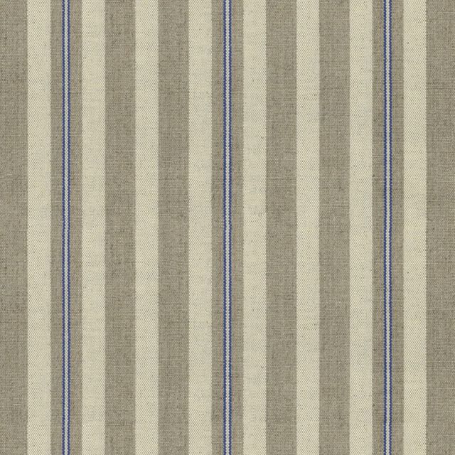 Ian Mankin The Blue and Navy Collection Spencer Stripe 2 Indigo