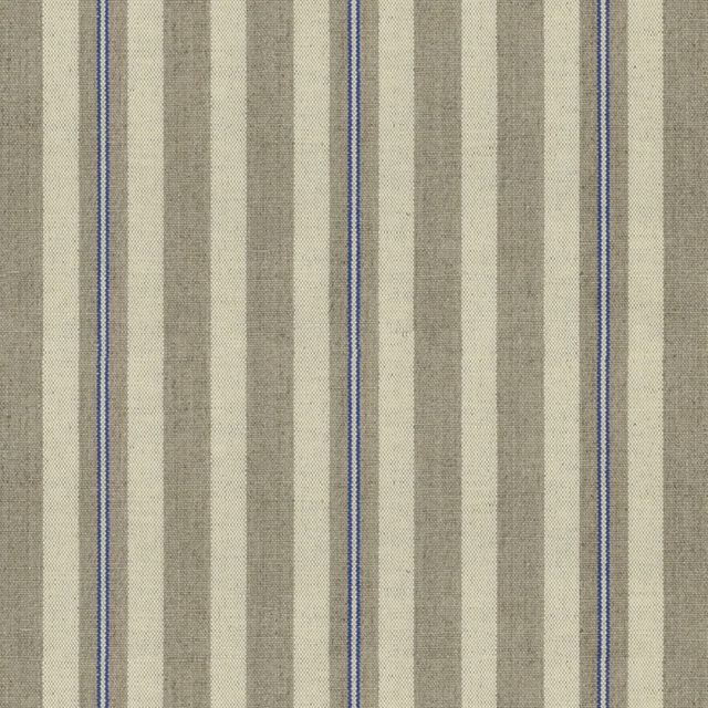 Ian Mankin The Blue and Navy Collection Spencer Stripe 2 Indigo