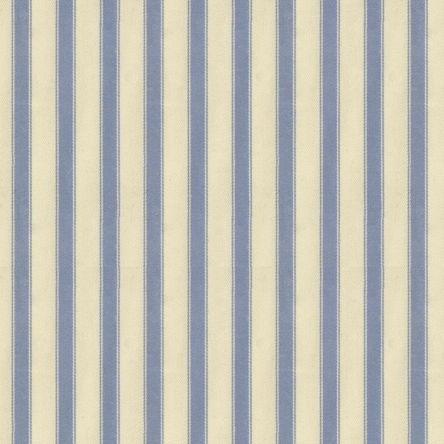 Ian Mankin The Blue and Navy Collection Ticking Stripe 2 Sky