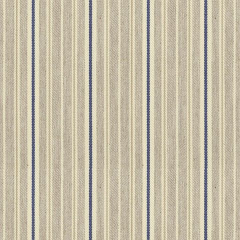 Vintage Stripe 4 Airforce Upholstery Fabric