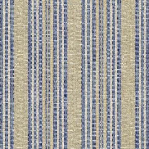 Jura Stripe Blue Upholstery Fabric