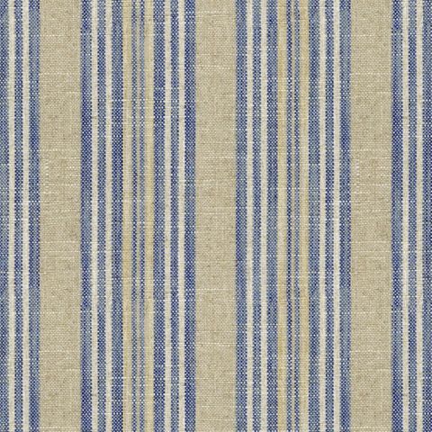 Jura Stripe Blue Upholstery Fabric