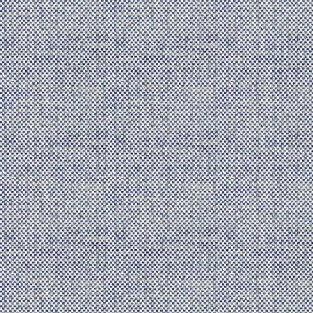 Ian Mankin The Blue and Navy Collection Dundee Blue Upholstery Fabric
