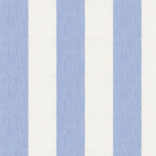 Ian Mankin The Blue and Navy Collection Devon Stripe Bluebell