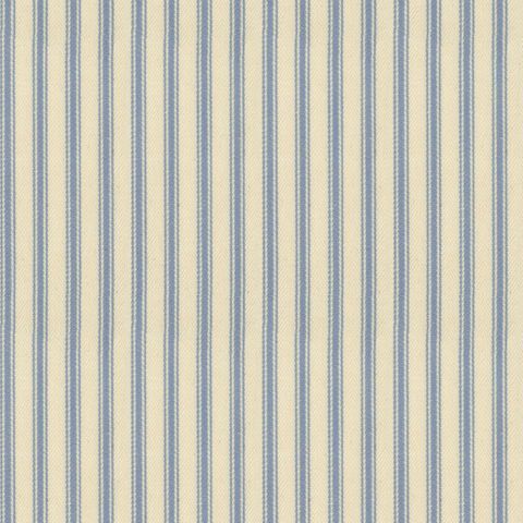 Ticking Stripe 1 Sky Upholstery Fabric