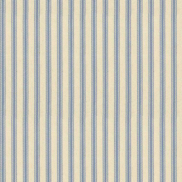 Ian Mankin The Blue and Navy Collection Ticking Stripe 1 Sky