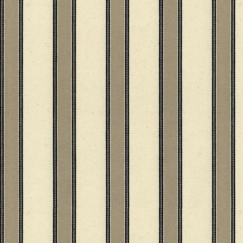 Blazer Stripe Putty/Black Upholstery Fabric