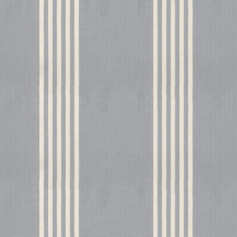 Oxford Stripe Silver Upholstery Fabric
