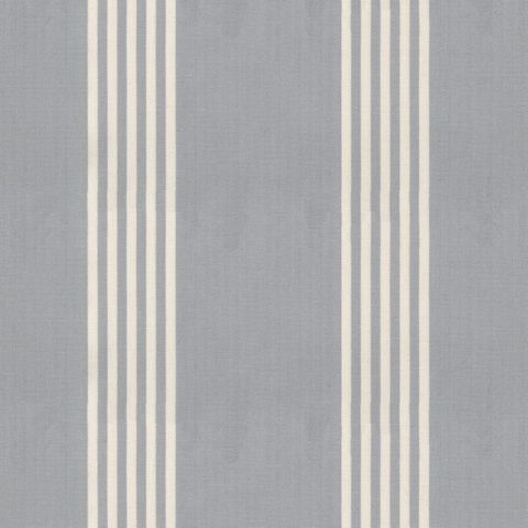 Oxford Stripe Silver Upholstery Fabric