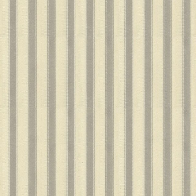 Ian Mankin The Charcoal and Grey Collection Ticking Stripe 2 Grey