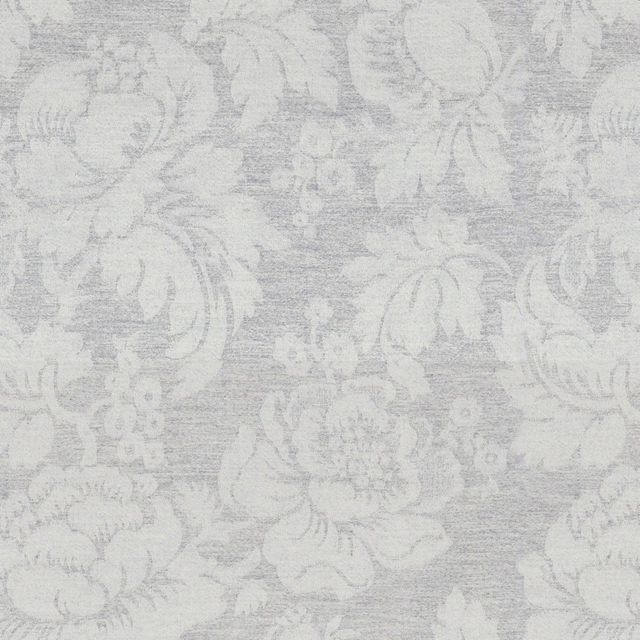 Ian Mankin The Charcoal and Grey Collection Wildflower Grey Upholstery Fabric