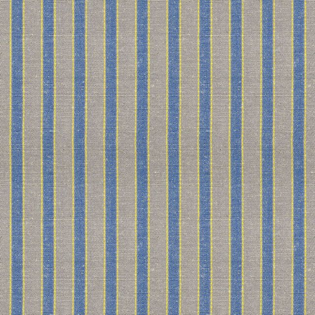 Ian Mankin  1485 Ticking Stripe Monarch Blue Sample