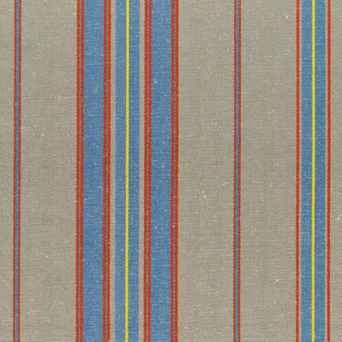 Sackville Stripe Monarch Blue Upholstery Fabric