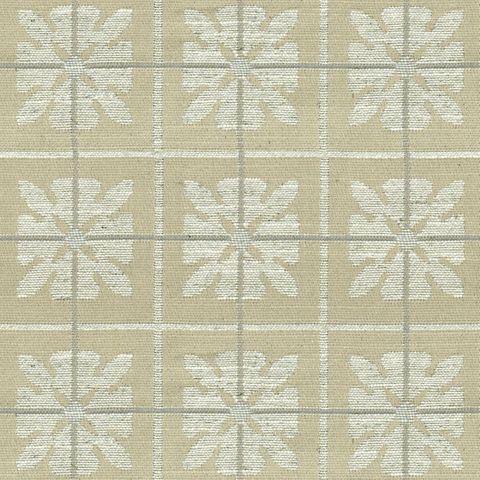 Peakes Check Parchment Upholstery Fabric