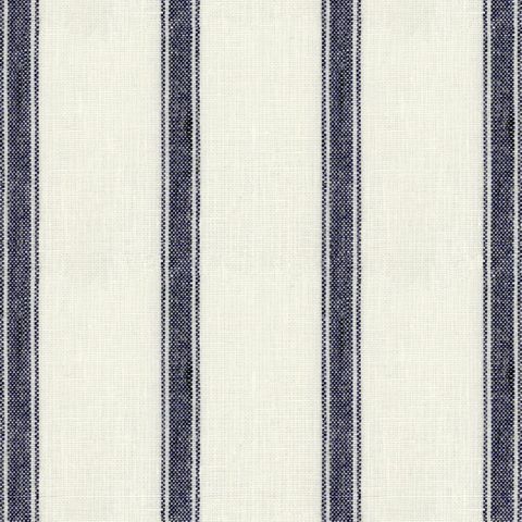 Angus Stripe Navy Upholstery Fabric