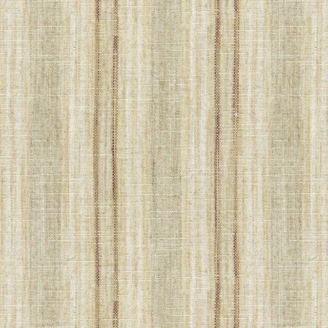 Ian Mankin The Ivory and Natural Collection Jura Stripe Natural Upholstery Fabric