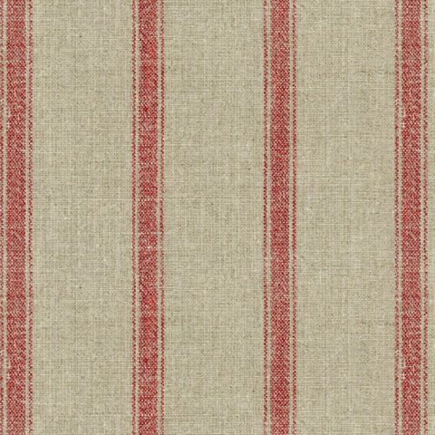Angus Stripe Nordic Red Upholstery Fabric